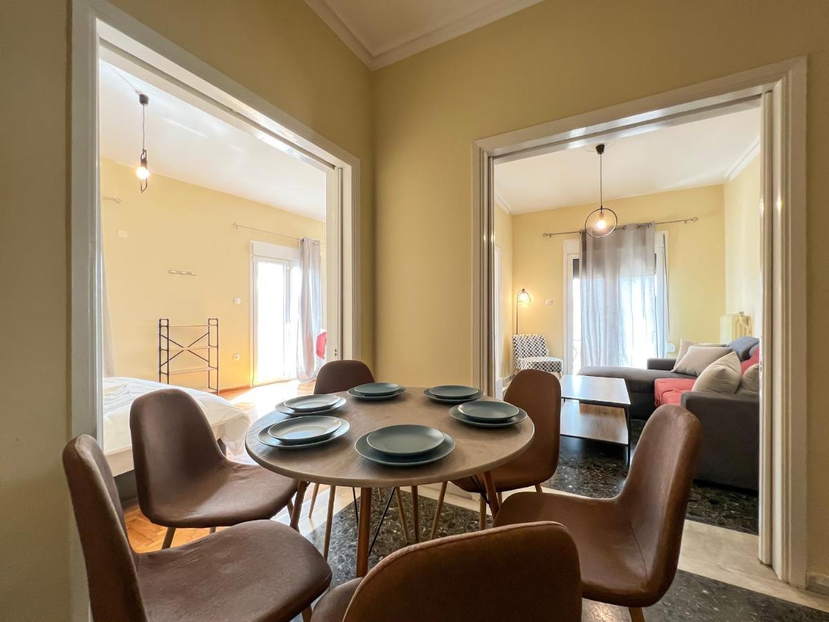 Chiou Spacious 90Sqm Apt In Atina Dış mekan fotoğraf